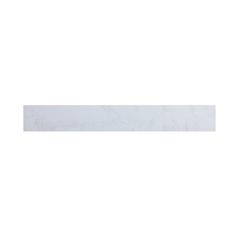 Dosseret de 30 pouces en marbre blanc