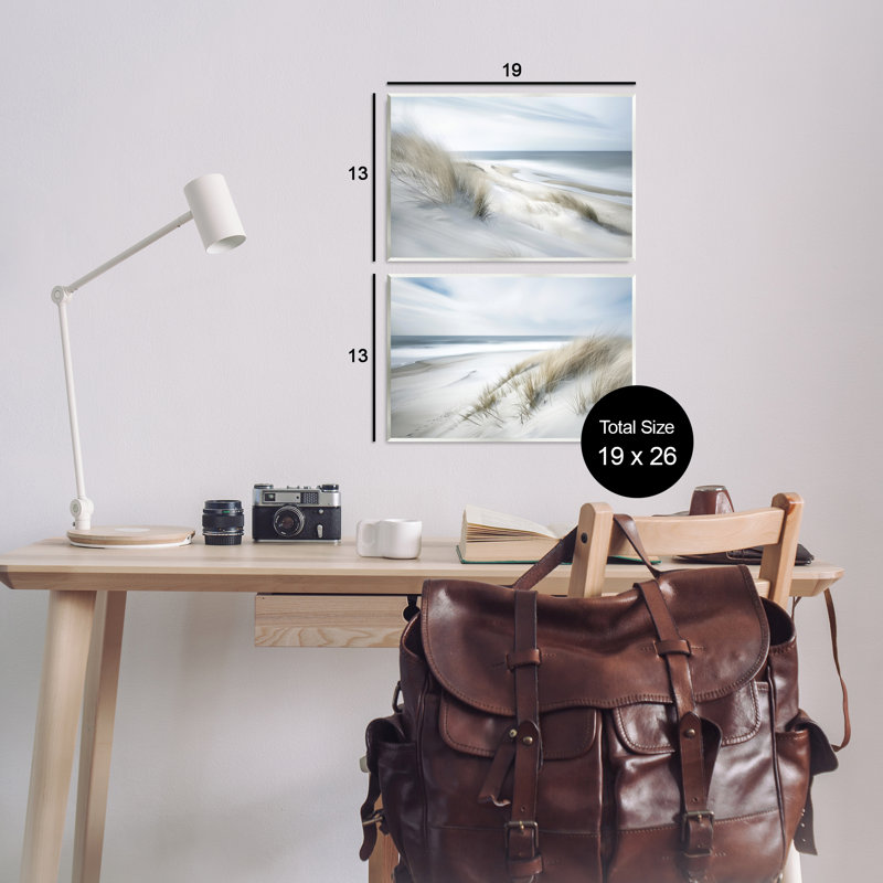 Ensemble de 2 plaques murales Windblown, H 13 po x l 19 po