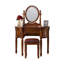Table de meuble-lavabo brun