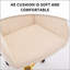 Chaise de bureau ergonomique réglable avec coussin en mousse à mémoire de forme et base dorée, idéale pour un confort optimal à la maison comme au bureau.-1833590462