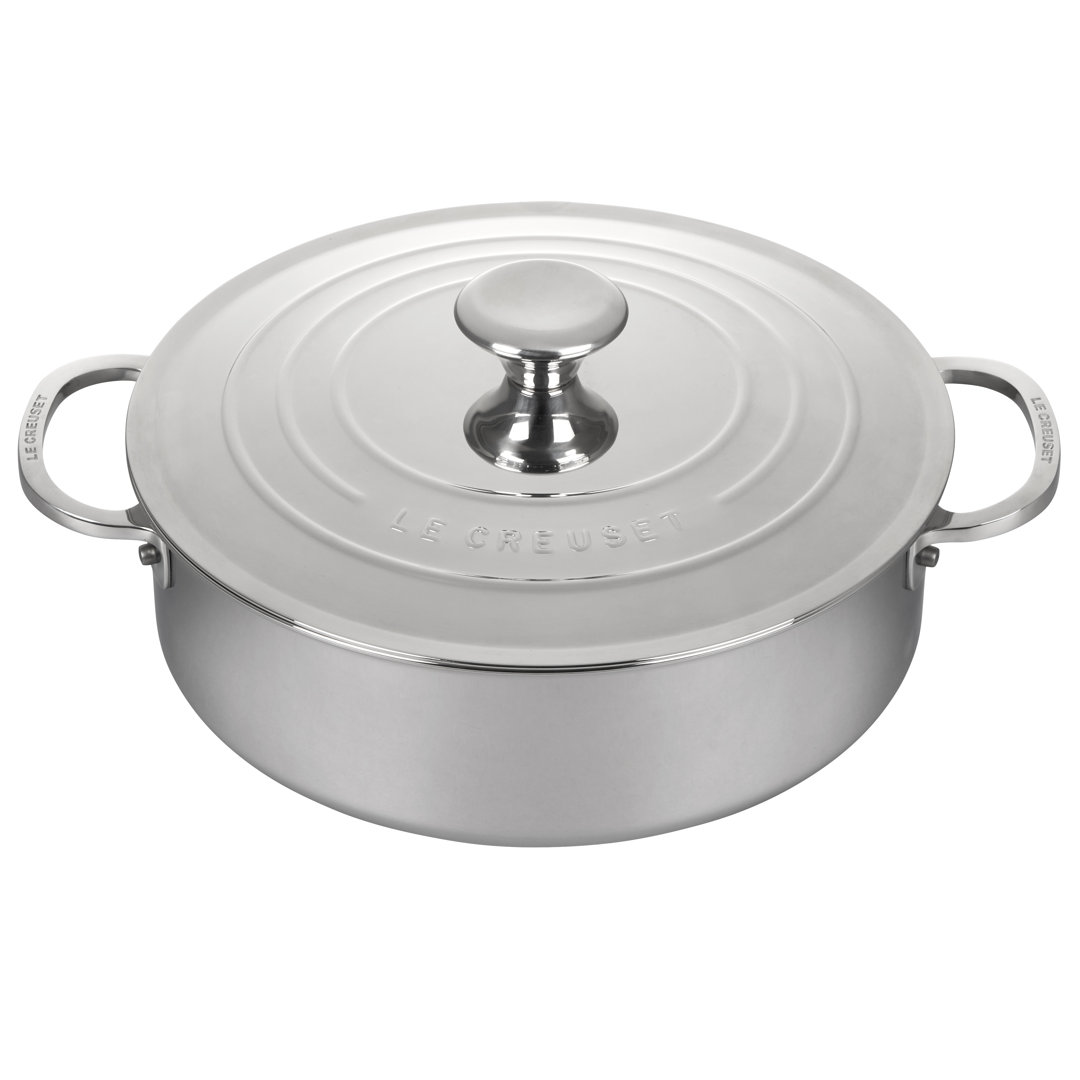 Le Creuset Stainless Steel 4.5 Qt. Rondeau with Lid Le Creuset