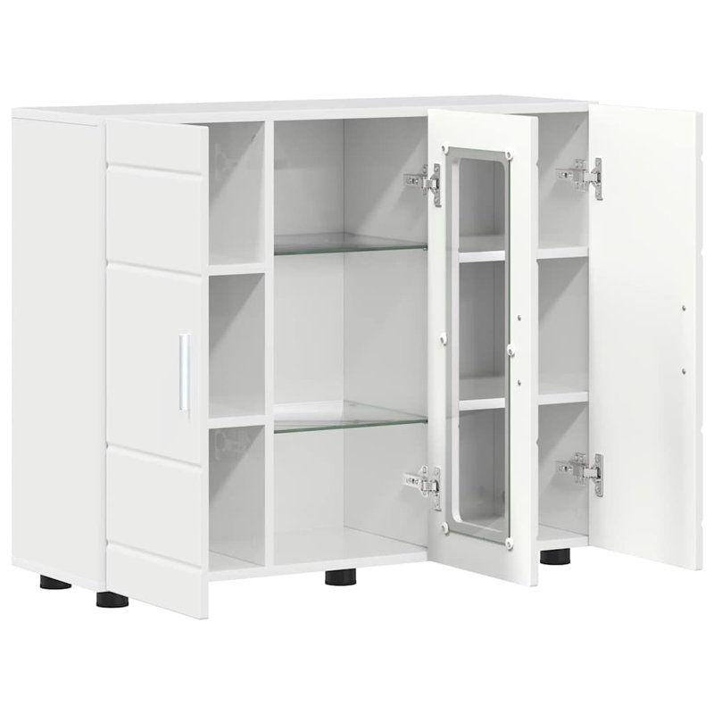 88.5cm Sideboard, Gloss White