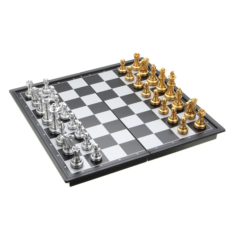 Jeu d'échecs magnétique pliable