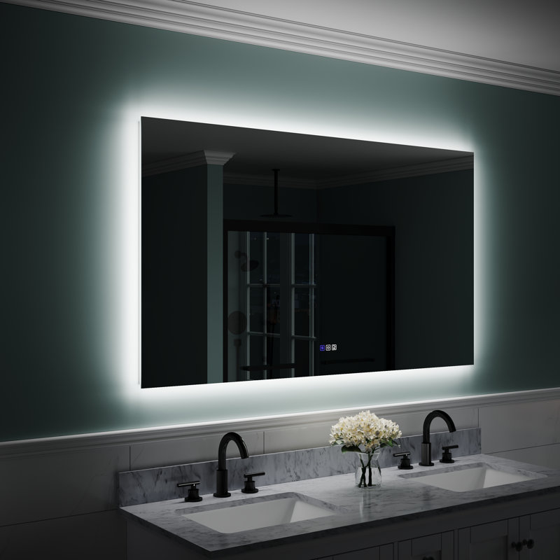 Miroir de salle de bain à DEL ZC-Mirror, 32 po x 55 po