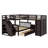 Twin-Twin Over Full L-Shaped Bunk Bed With 3 Drawers, Movable Desk, And Closet-1618093266