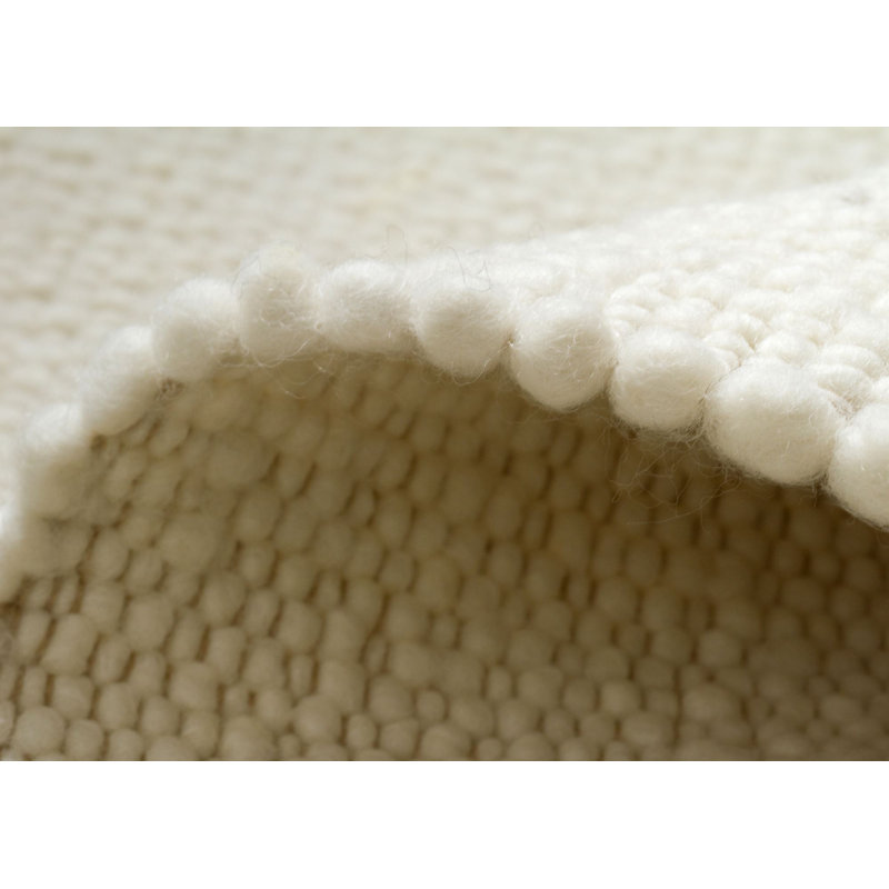 Behr Solid Colour Wool Hand Woven Area Rug, Square 200cm