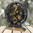 Desk wooden Clock Round 10 inches with Real Moving Gears (Transformable into a Wall Clock - detachable base) Canada Collection-1049897947