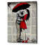 «Red Rainy Love» par Loui Jover, art mural sur toile-27704347