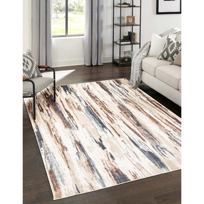 Tapis ivoire Atelier, Rectangle de 5 pi x 8 pi