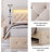 Bed Frame With LED Lights Headboard, Fast-Charging USB Port-1142682466-1142682465