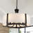 5 - Lights Dimmable Drum Chandelier-473918393