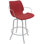 Tabouret de bar pivotant en métal 26 po 30 po ou 34 po Asheville
