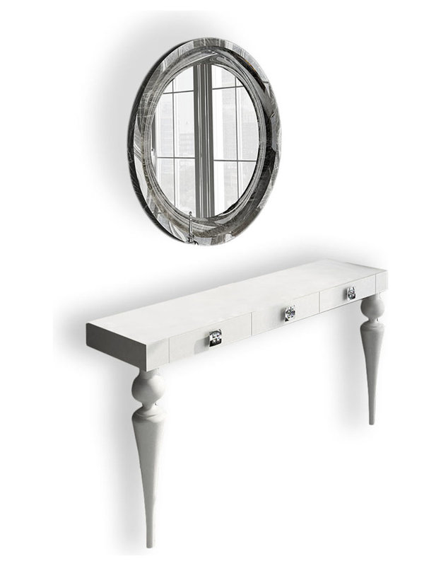 Saph Console Table, 29.5" H x 39.4" W x 15.6" D, High Gloss