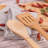 5-Pieces Wooden Cooking Spoons Kitchen Utensil Set