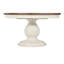 Americana Round Pedestal Dining Table with 22" Leaf-1278095056