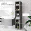 Armoire de rangement haute avec miroir Kleankin