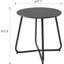 Round Metal Outdoor Side Table-873442438-873442439
