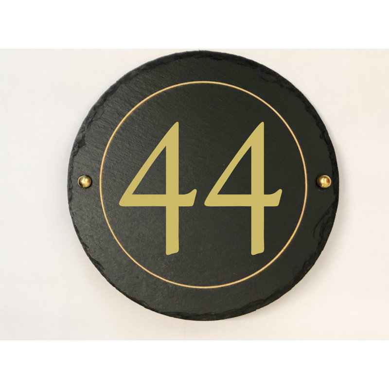 Easingwold 24cm H Stone House Number, 44