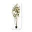 Cotinus Coggygria artificiel en pot vert-23267586