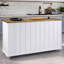 Buffet / Îlot de cuisine à assemblage facile Corona Snow | Dash de mobilier