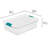 Sterilite 15 Quart Latching Storage Box, Stackable Bin with Latch Lid, 12 Pack