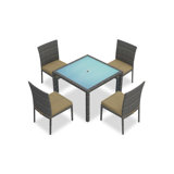 District Outdoor 5 - Piece Dining Set