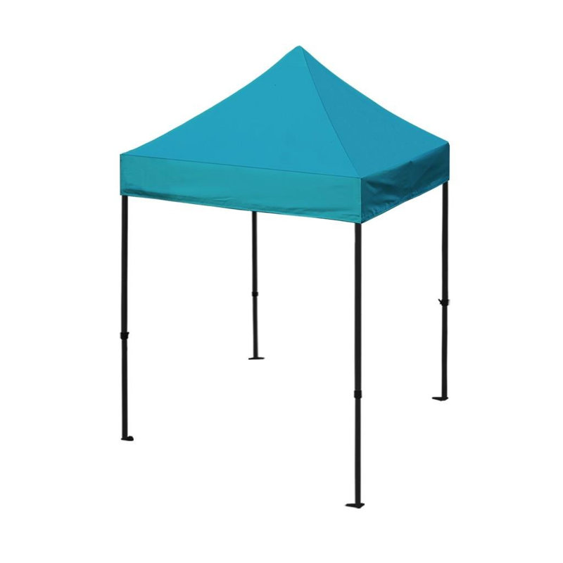 Amaziyah 96'' W x 96'' D Steel Pop-Up Canopy, Turquoise Blue, 5ft x 5ft