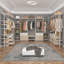 68"-96" Closet Organizer With 6-Drawers,4 Clothing Rack-1256370279