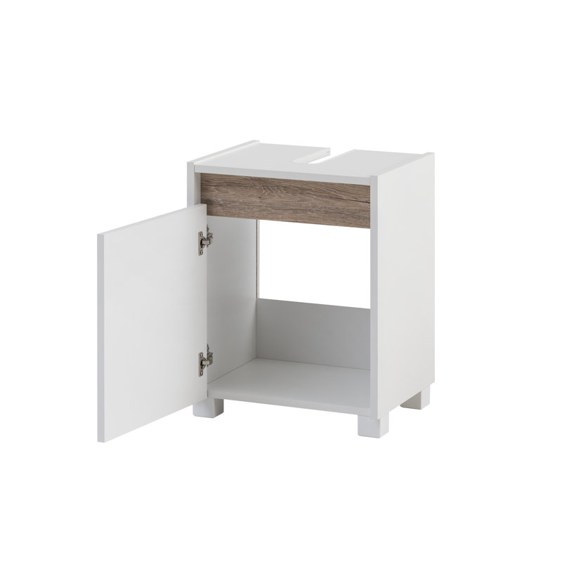 Jadus 42cm Single Bathroom Vanity Base Only, White