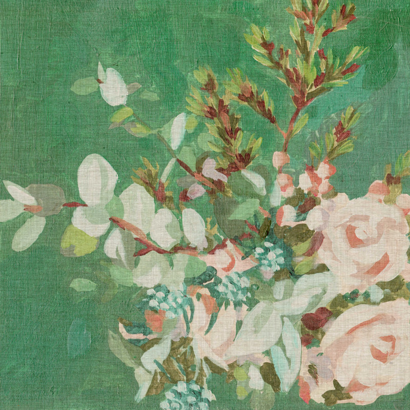 " Hello Spring II " by Melissa Wang Painting Print, 12" H x 12" W
