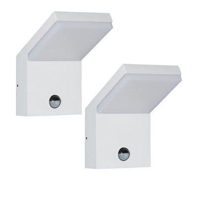 Motion Sensor Outdoor Wall Light Fixture 2 Pack LED