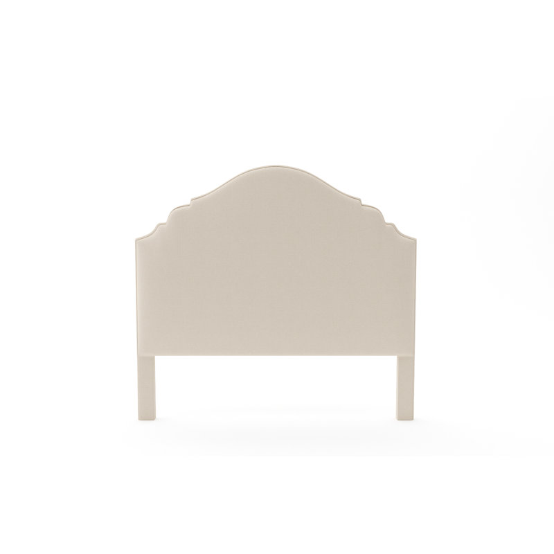 Hamilton Upholstered Headboard, Posh Life Performance Velvet Linen, Full