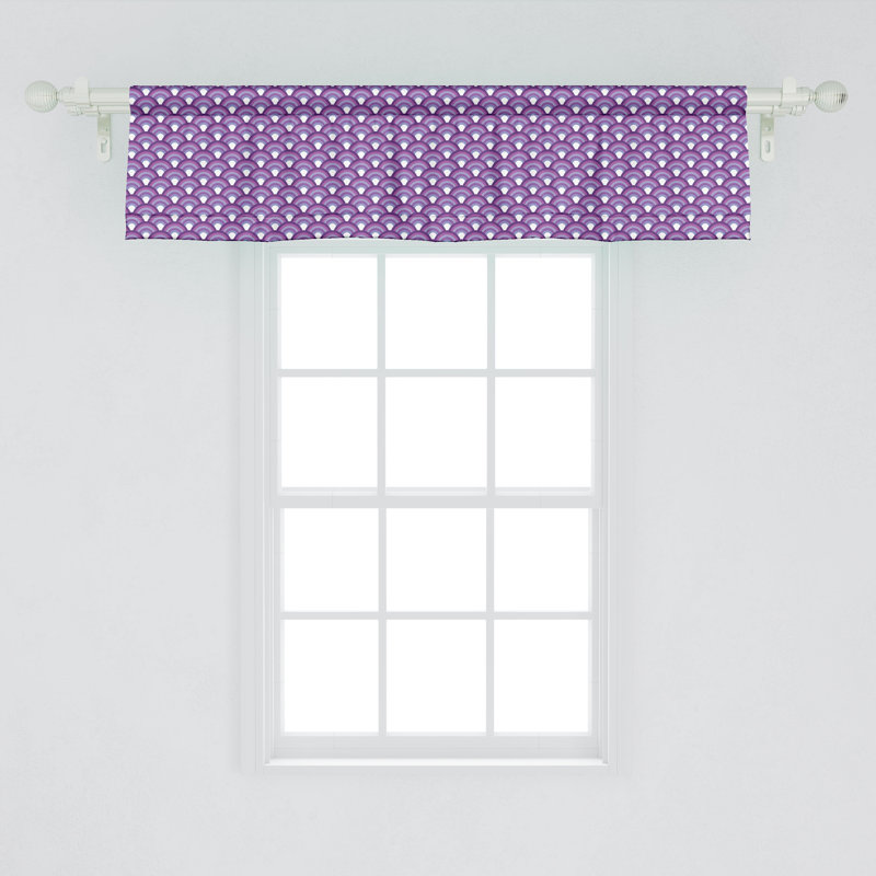Paquet de 2 cantonnières mauves Ambesonne, L 54 po x L 12 po