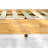 Gerrell Solid Wood Platform Bed Frame with Sculpted Spearhead Headboard – Mid-Century Modern Style, 800lbs Capacity, All Mattress Support, No Box Spring Needed-112609347-112609346