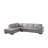 126" Wide Leather Match Sofa & Chaise-36705318-32041407