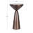 Steeves Metal Round Side Table