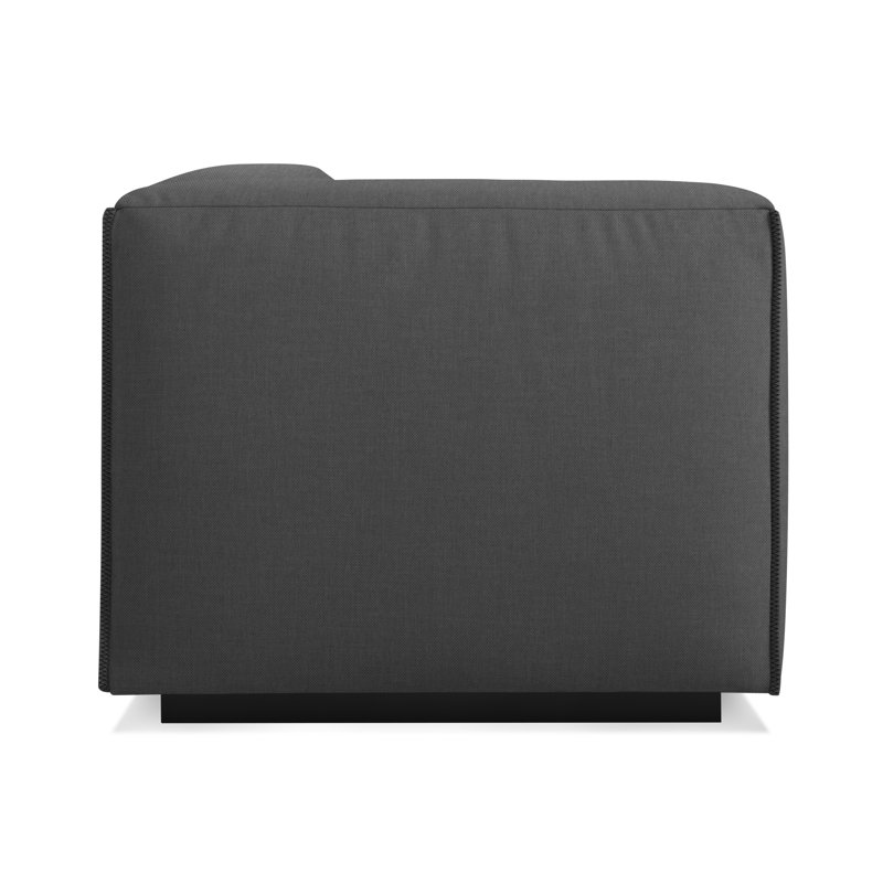 Cleon Chaise Lounge, Maharam Meld in Panda, Left Hand Facing