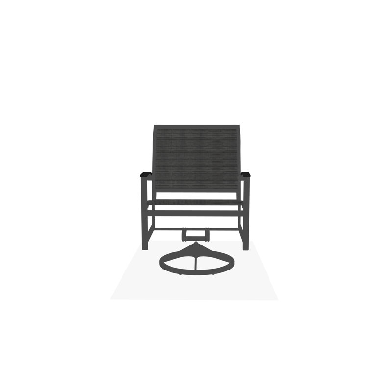 Bazza Outdoor Dining Chair, Destiny Steel, Graphite