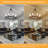 Myriane 8 - Light Rustic Vintage Wagon Wheel Chandelier for Living Room Foyer Entryway, Bedroom, Kitchen-114103427