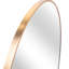 Miroir de salle de bain doré 30 po rond - cadre rouille, protection incassable, verre de style moderne en métal 30 po, installation simple