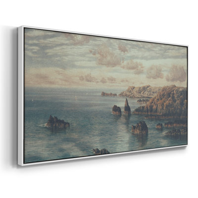 Série paysage - Mxxxv - Toile tendue avec châssis encadré - Prêt à être accroché