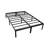 Modern Twin Steel Black Platform Foundation