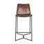 Brisben Upholstered Stool with Metal Frame-1827500262-1827500260