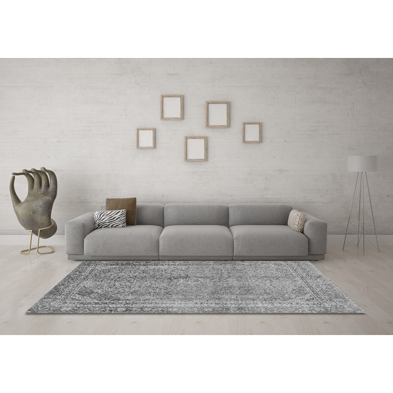 Jacksonwald Performance Oriental Indoor Rug, Square 6'