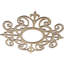 Médaillon de plafond 22 po x 22 po x 7 1/8 po x P 3/8 po Dijon-63411814-63411799