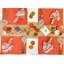 Ensemble de 6 serviettes de table en tissu rayé tissé Salsa-539579488