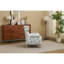 Chaises d'appoint confortables, pieds en tissu de bois, motif floral moderne pour le bureau à domicile
