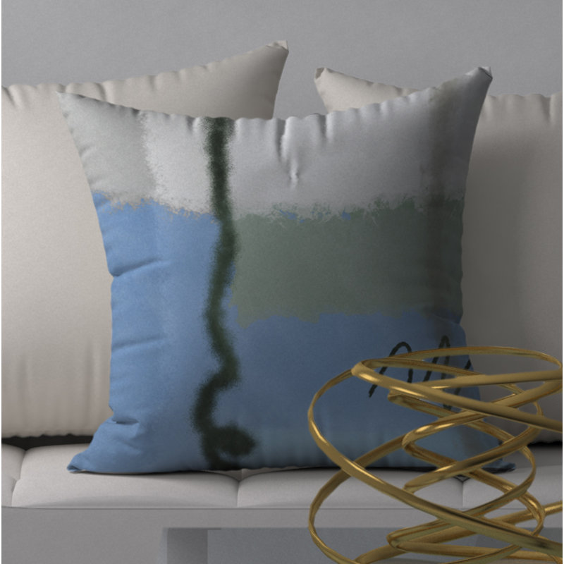Housse de coussin décorative carrée en guise de coussin décoratif/insert, 18" x 18"