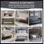 Banc rembourré Welburn bleu sarcelle-2026501134