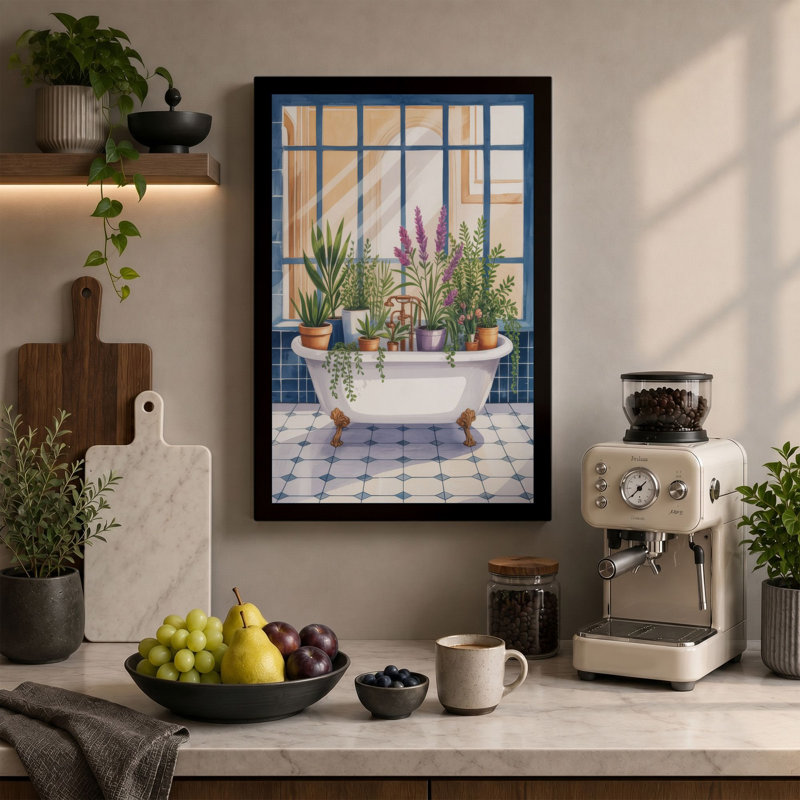 Print, 18x12 - 45.7 x 30.5 cm, Teal Border